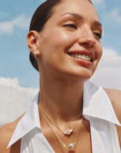 Load image into Gallery viewer, Abbie Medallion Gold Short Pendant Necklace Gold - Pink Mix
