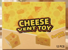 Load image into Gallery viewer, Cheese Cube Squishy Stress Toy