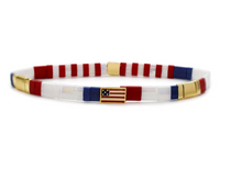Load image into Gallery viewer, America Tila Morse Code Bracelet