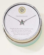 Load image into Gallery viewer, Sea La Vie Friendship Starfish Necklace in Gold or Silver