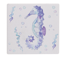 Load image into Gallery viewer, Coastal Sea Life Coaster Set of Four