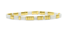 Load image into Gallery viewer, Shine Tila Morse Code Bracelet