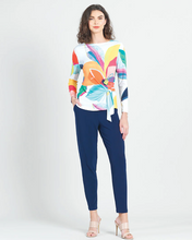 Load image into Gallery viewer, Side Tie Waist Top - Sunburst Petal size XL -50% off!