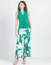 Load image into Gallery viewer, Clara Sunwoo Sleeveless Front Tie Top - Emerald Green 50% off