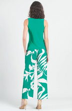 Load image into Gallery viewer, Clara Sunwoo Sleeveless V-Neck Center Front Tie Top - Emerald Green
