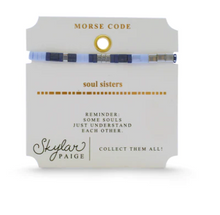 Load image into Gallery viewer, Soul Sisters Tila Morse Code Bracelet