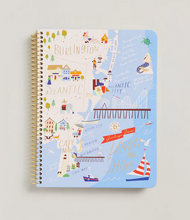Load image into Gallery viewer, Down the Shore Ruled Notebook 6.5x8.5