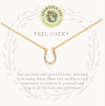 Load image into Gallery viewer, Spartina Feel Lucky Horseshoe Necklace