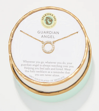 Load image into Gallery viewer, Spartina Guardian Angel Necklace in gold or silver