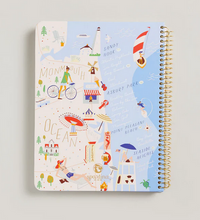 Load image into Gallery viewer, Down the Shore Ruled Notebook 6.5x8.5