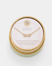 Load image into Gallery viewer, Spartina Sea La Vie Necklace Eternally Grateful Infinity Gold