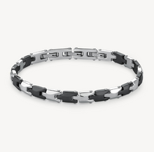 Load image into Gallery viewer, Stainless Steel and Ruthenium Semi Stiff Bracelet by Brosway