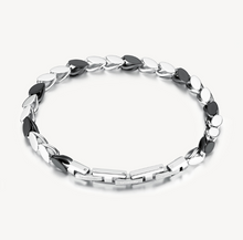Load image into Gallery viewer, Stainless Steel Chain Bracelet and Ruthenium Color PVD Coating