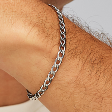 Load image into Gallery viewer, Men's Stainless Steel Curb Chain Bracelet by Brosway