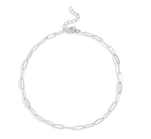 Load image into Gallery viewer, Stainless Steel Paperclip Anklet- Gold, Silver or Rose Gold