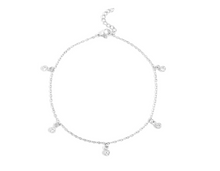Load image into Gallery viewer, Stainless Steel Stone Anklet