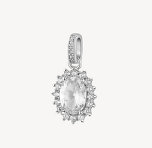 Load image into Gallery viewer, Sterling Silver Kate Pendant Oval with Clear CZ by Brosway
