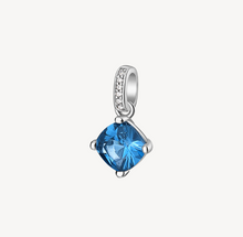 Load image into Gallery viewer, Sterling Silver Pendant with Clear and Sapphire CZ by Brosway