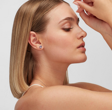 Load image into Gallery viewer, Sterling Silver Single Earring with Amethyst CZ by Brosway