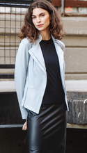 Load image into Gallery viewer, Stone Liquid Leather Jacket by Clara Sunwoo