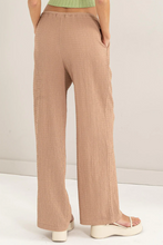 Load image into Gallery viewer, Tan Crinkle Drawstring Pants - FINAL SALE