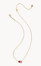 Load image into Gallery viewer, Kendra Scott Tatum Pendant Necklace Gold Pink Mix