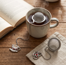 Load image into Gallery viewer, Tea Infuser- Teacup and Saucer