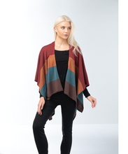 Load image into Gallery viewer, Color Block Bordeaux Wraps - a bestseller!