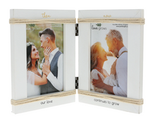 Load image into Gallery viewer, Then and Now Anniversary Hinged Frame