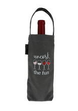 Load image into Gallery viewer, Uncork Wine Bottle Gift Bag