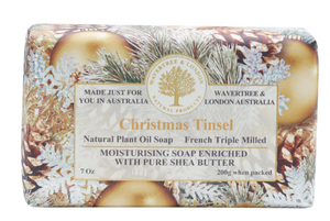 Christmas Tinsel Organic Shea Butter Bar Soap