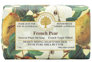 French Pear Organic Shea Butter Bar Soap