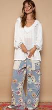 Load image into Gallery viewer, White/Ivory Floral Lace Woven Top - Long Sleeve