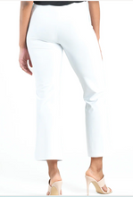Load image into Gallery viewer, White Center Slit Ankle Pant by Clara Sunwoo -wrinkle free 50% off!