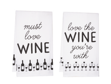 Load image into Gallery viewer, Wine Tea Towel