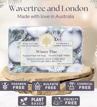 Load image into Gallery viewer, Winter Pine Natural Shea Butter Bar Soap