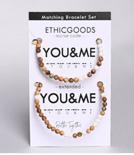 Load image into Gallery viewer, You & Me Morse Code Matching Set Bracelets