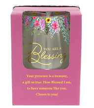 Load image into Gallery viewer, You Are a Blessing Gift Boxed Stemless Wine Glass 17oz