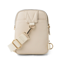 Load image into Gallery viewer, Cream Solstice Convertible Crossbody/Sling Bag by Kedzie