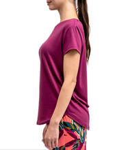 Load image into Gallery viewer, Fuchsia Short Sleeve Dream Tee
