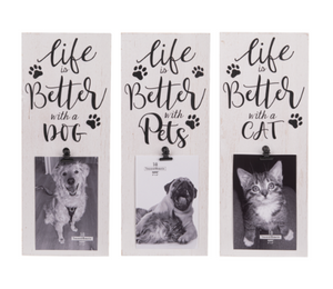 Life Is Better with Pets Photo Frame
