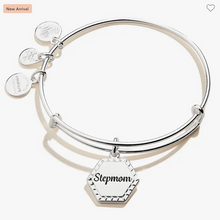 Load image into Gallery viewer, Alex and Ani Stepmom Silver Bangle