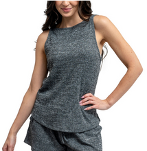 Load image into Gallery viewer, Black Knit Cuddleblend Tank Top
