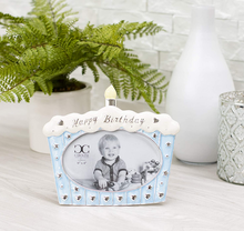Load image into Gallery viewer, Happy Birthday Picture Frame in Pink or Blue