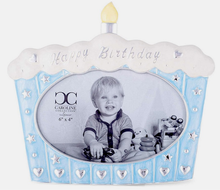 Load image into Gallery viewer, Happy Birthday Picture Frame in Pink or Blue