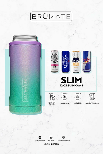 Hopsulator Slim Insulated Can-Cooler, ruby - The Apple Tree