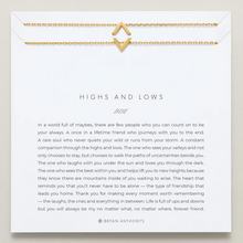 Load image into Gallery viewer, Bryan Anthonys Highs and Lows Necklace Set In Silver or Gold