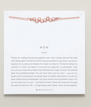 Load image into Gallery viewer, Bryan Anthonys Mom Crystal Necklace in Silver or Gold