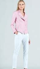 Load image into Gallery viewer, Pink Liquid Leather Jacket by Clara Sunwoo