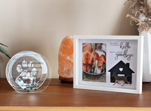 Load image into Gallery viewer, Favorite Hello and Hardest Goodbye Dog Shadow Box